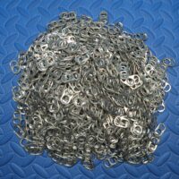 Lot of 1,000 Aluminum Pull Tab Soda Pop Coke Can Tabs Arts and Crafts
