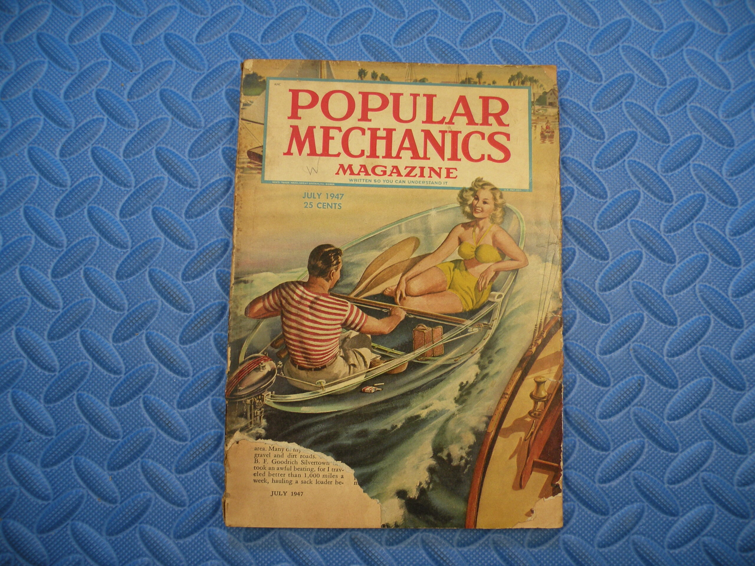 1947 Popular Mechanics July Magazine