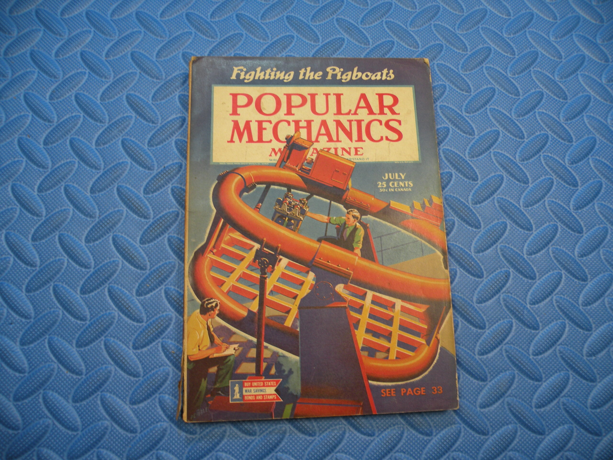 1943 Popular Mechanics July Magazine